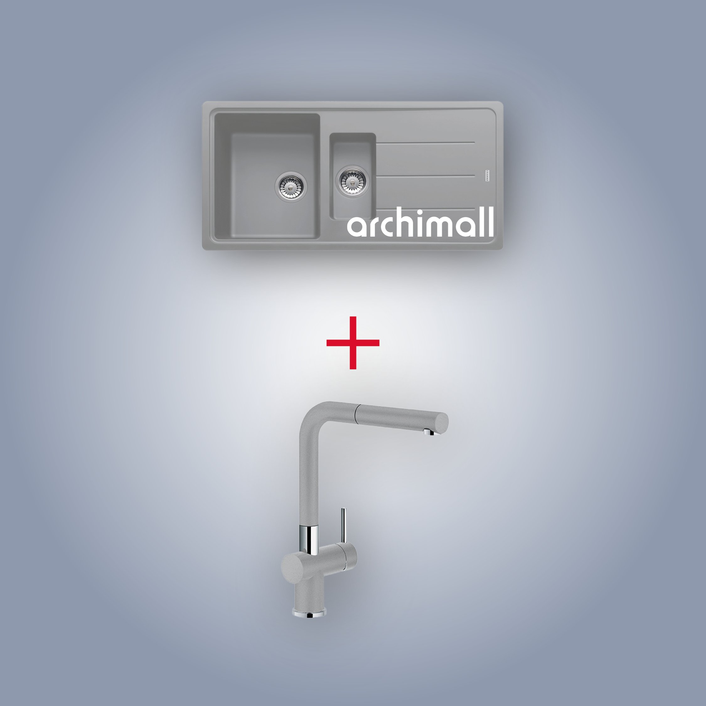 Active Plus Doccia Stone Grey Renk Spiralli Evye Bataryası 115.0373.889